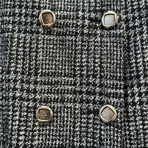 Vintage Peabody House Wool Houndstooth Skirt Suit Set 13/14 - Picture 9 of 15
